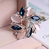 ❤ [Modedekoration]: Kreative Strasskristallblumenform, stilvoll und einzigartig, elegant und zart, die Ihrer Kleidung Farbe verleiht und Sie schöner und charmanter macht.