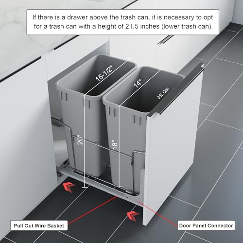Contenedor Extraíble Dowell para Basura con Kit de Montaje miniatura 4