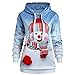 Produktbild Kobay Kapuzenpullover Damen Weihnachten Herbst Winter Hoodie Pullover Känguru-Tasche Sweatshirt Langarm Winterjacke Mantel Tops
