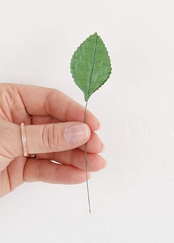 Miniatura 2 de Darice B35441-54 Hojas pequeñas de una hoja, 2 pulgadas, verde, paquete de 144