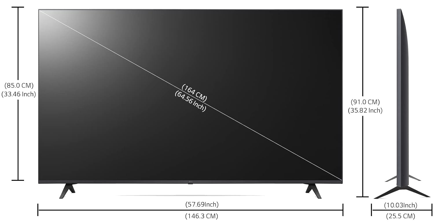 LG 108 cm (43 inches) 4K Ultra HD Smart LED TV 43UQ7500PSF (Ceramic Black)
