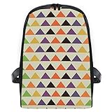 Material: Rucksack-Körper sind aus Köperstoff, und Schultergurte sind aus Leder; stabile Zwei-Wege-Reißverschlüsse; verstellbare Schultergurte entlasten die Schulter.