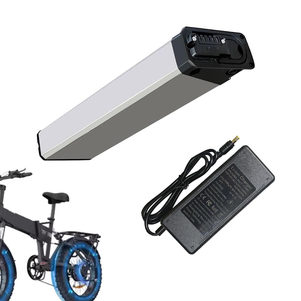Electric Bicycle Replacement Battery 52V 48V 17.5Ah 16Ah Electric Bicycle Battery Suitable for the all-new Engwe EP-2 Pro Upgrade Edition MATE X Bicycle Battery Replacement (48V15Ah)