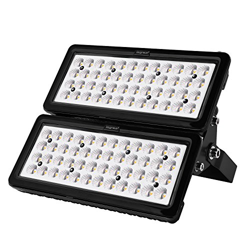 Preisvergleich Produktbild Viugreum 100W Aussenbeleuchtung, Superhell Led Strahler Außen, 10000LM, Neueste IP67 Wasserdicht Außenbeleuchtung für Garten, Garage Oder Sportplatz (Warmweiss)