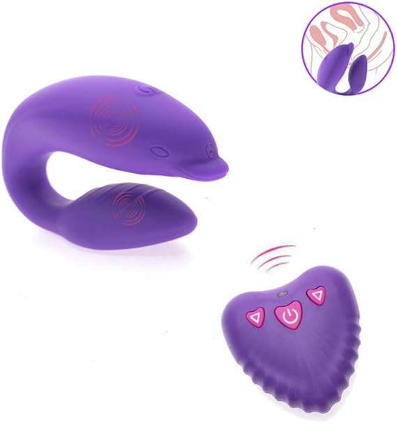 Juguetes sexuales pareja-Vibrador Dolphin tipo C de carga de ...