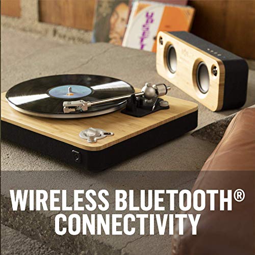 House of Marley Stir It Up platine sans fil – tourne-disque réalisé durablement en bambou, appairage bluetooth, tissue… - Les Beatles, Paul McCartney, John Lennon, RIngo Starr, George Harrison House of Marley Stir It Up platine sans fil – tourne-disque réalisé durablement en bambou, appairage bluetooth, tissue… – Image 6
