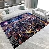 【Decoración versátil para cualquier espacio】: Esta alfombra es ideal para cocina, dormitorio o sala de estar, integrando armoniosamente en cualquier decoración existente. Funciona perfectamente tanto como elemento discreto que realza el ambiente, como pieza protagonista que atrae todas las miradas. Su cálido diseño crea un ambiente acogedor que encantará tanto a familiares como invitados