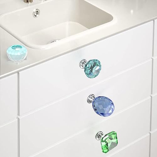 Miniatura 5 de Molde de silicona para armario de bricolaje, 4 piezas para resina epoxi de cristal, tiradores de cajón, accesorios de silicona con tornillos a