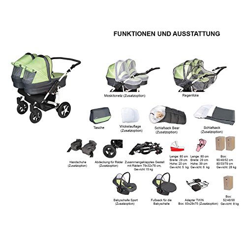 danny sport double buggy