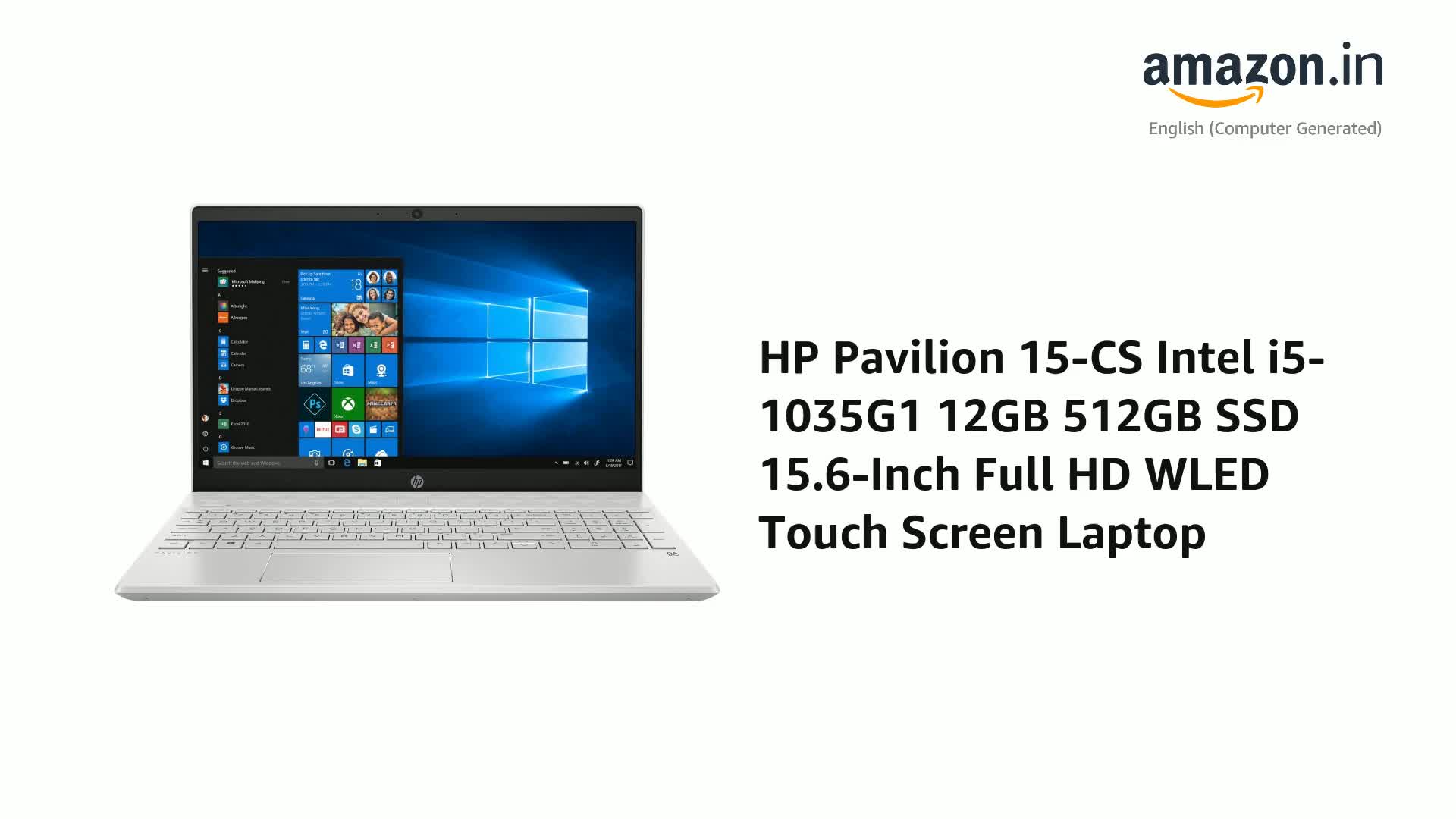 ○新品SSD○HP PavilionLaptop 15-cs i5 16GB