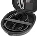 Linkidea Headphones Carrying Case Compatible with VXI BlueParrott B550-XT (204165-C), B450-XT, B350-XT, B250-XTS, Replacement Hard Shell Travel Bag with Cable, Charger Storage (Grey)