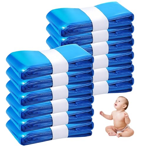 12er-Pack Nachfüllkassetten, PARPAT Windeleimer Nachfüllfolie Abdichtung Zähigkeit, 4.5M Windeleimer Geruchsdicht Kompatibel mit Meisten Windeleimern