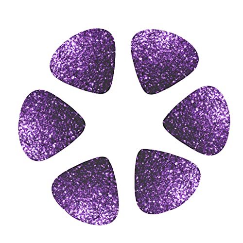 Ensemble de 12 médiators de guitare à paillettes violettes pour guitare acoustique, guitare électrique, contrebasse… - Les Beatles, Paul McCartney, John Lennon, RIngo Starr, George Harrison Ensemble de 12 médiators de guitare à paillettes violettes pour guitare acoustique, guitare électrique, contrebasse… – Image 3