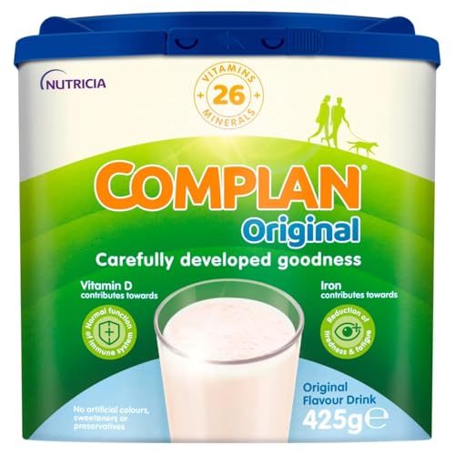 complan nutritious vitamin rich drink original flavour 425g 7-8 servings