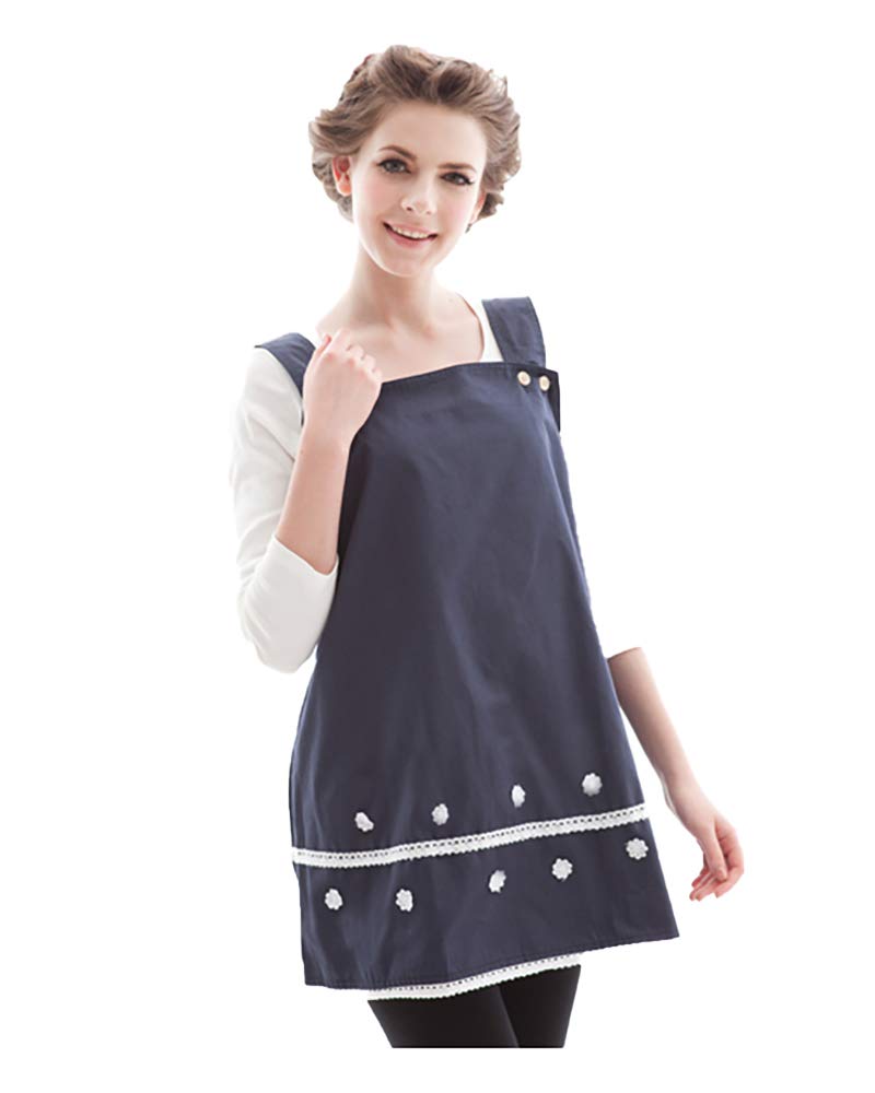 CHARMBABY 전자파 차단복 전자파 차단 앞치마 전자파 컷 귀여운 디자인 사무실용 핑크