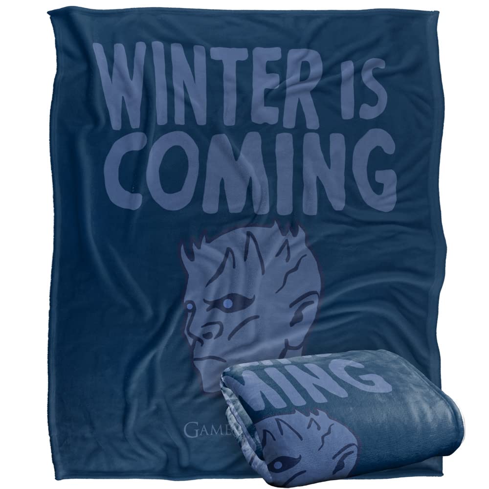 GAME OF THRONES Blanket, 152 x 127 cm The Warning Silky Touch Super Soft Throw Blanket