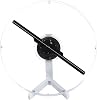 3D Hologram Fan with Cover, 3D Hologram Projector HD LED Advertising Display with Remote and Bluetooth and WiFi,1500 Video Library and for Business,Bar,Halloween 34CM Hologram Fan with Cover