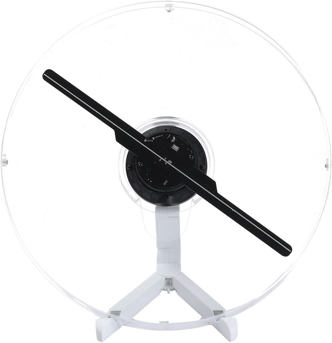 3DHologramFan with Cover,Projector HD LED Advertising Display with Remote and Bluetooth and WiFi,1500+ Video Library and for Business,Bar,Halloween (34CM 3DHologramFan with Cover)