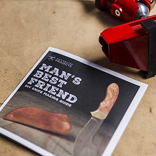 image for Man Crates Knife Making Kit – Includes Stainless-Steel Blade, Maple 