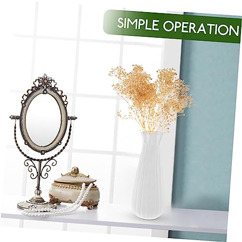 Ramo de flores secas Babysbreath para decoración natural miniatura 7