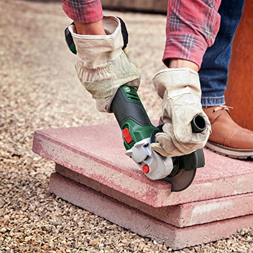 Bosch Akku-Kompakt-Winkelschleifer UniversalGrind 18V-75 (Ohne Akku; 18 Volt System; zum Schleifen, Trennen und Bürsten in verschiedenen Materialien; 115mm Schleifscheibendurchmesser; im Karton) – Bild 6