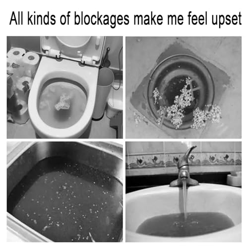 Hogedruktoilet Deblokkeren A Shot, 2024 Hogedruktoilet Deblokkeren One Shot Toiletpijpplunjer, Luchtplunjer Voor Toilet, Afvoerputje, Verstopte Buis (2 stuks) - Image 7