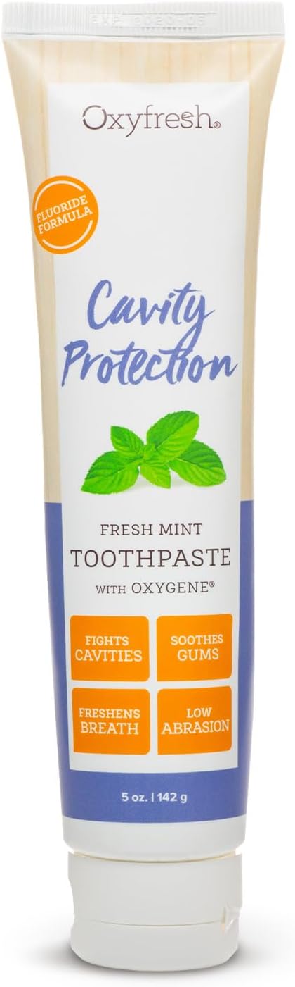 Fluoride Mint Toothpaste - Low Abrasion, Cavity Fighting Formula - Dentist Recommended, 5oz