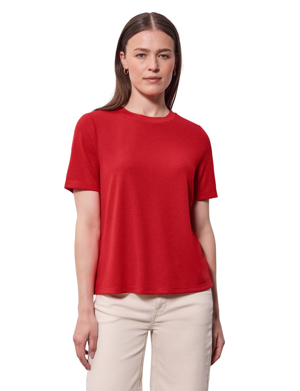 Damen Strick-Look T-Shirt