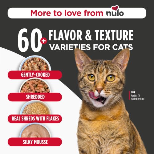 Image of Nulo Canned Wet Cat Food, Pate, Variety Pack, 5.5 oz x 24