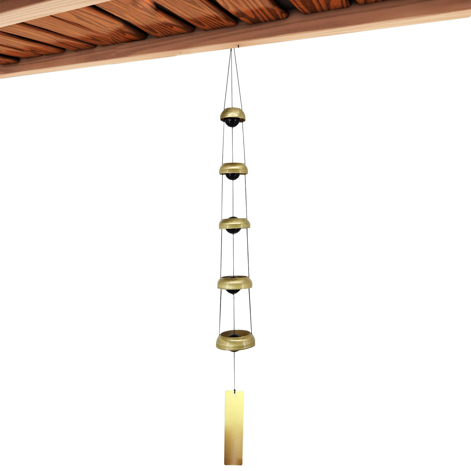 Carillon éolien en métal pour jardin et balcon décoratif au fil des saisons