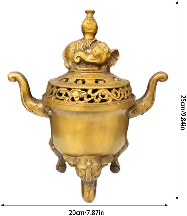 Backflow Incense Holder Incense Burner Ornaments Copper Incense Burner Antique Incense Burner Brass Home Decoration Meditation Accessories Incense Holders