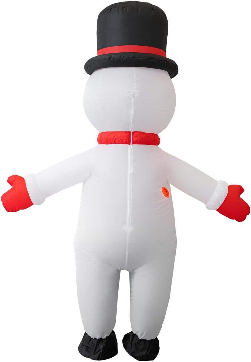 Inflatable Costume Adult Christmas Costume Blow Up Costume with Blower Funny Holiday Party Outfit for Adults - Image 6