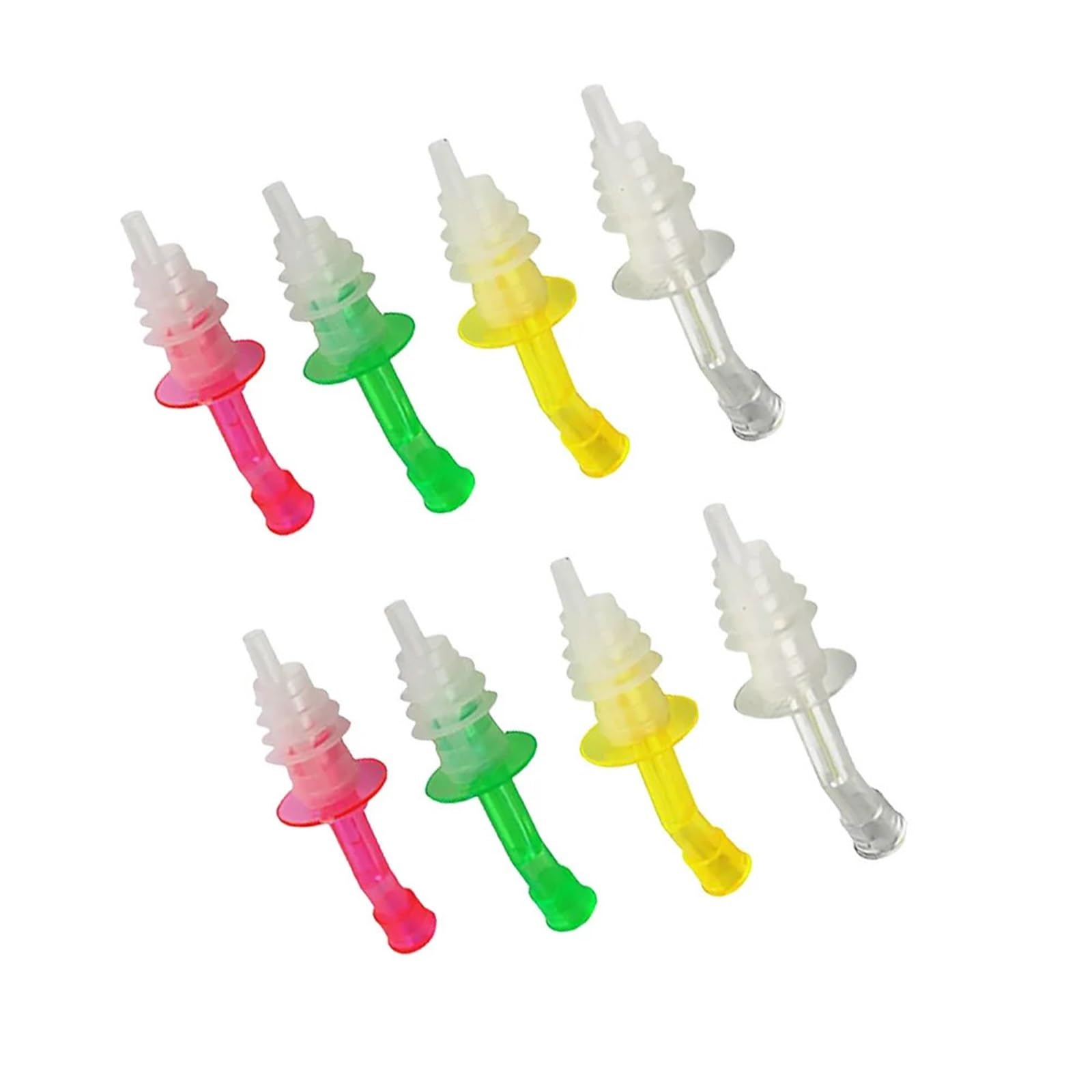 Bouchons de vin 48 pièces verseurs en Silicone for huile vinaigre liqueur café sirop distributeur bec buse garde les boissons fraîches