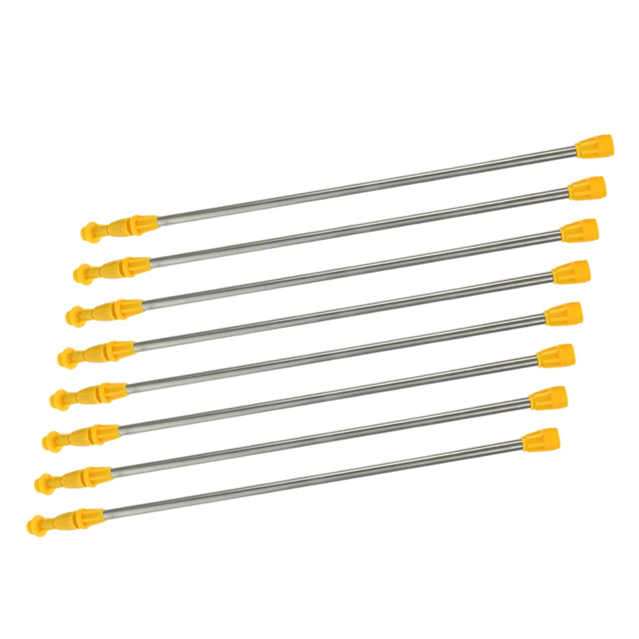 WEKADRIN 8Pcs Stainless Steel Long Sprayer Poles Adjustable Heavy-Duty Spray Wand Extension Telescopic Garden Sprayer Replacement Rods 17.72-31.50In