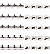 Youmile 20PCS High Knob Vertical Slide Switches 1P2T SPDT 3 Pin 2 Position DC50V 0.5A 5mm SS12F44...
