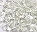 KIBOW 10-Pound Pack Fire Glass Cashew Gas Fire Pit, 1-Inch, Clear Color
