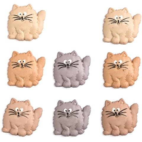 Jesse James (1-Pack) Dress It Up Button Fun Collection #5830 Fat Cats 5830-1P Cover