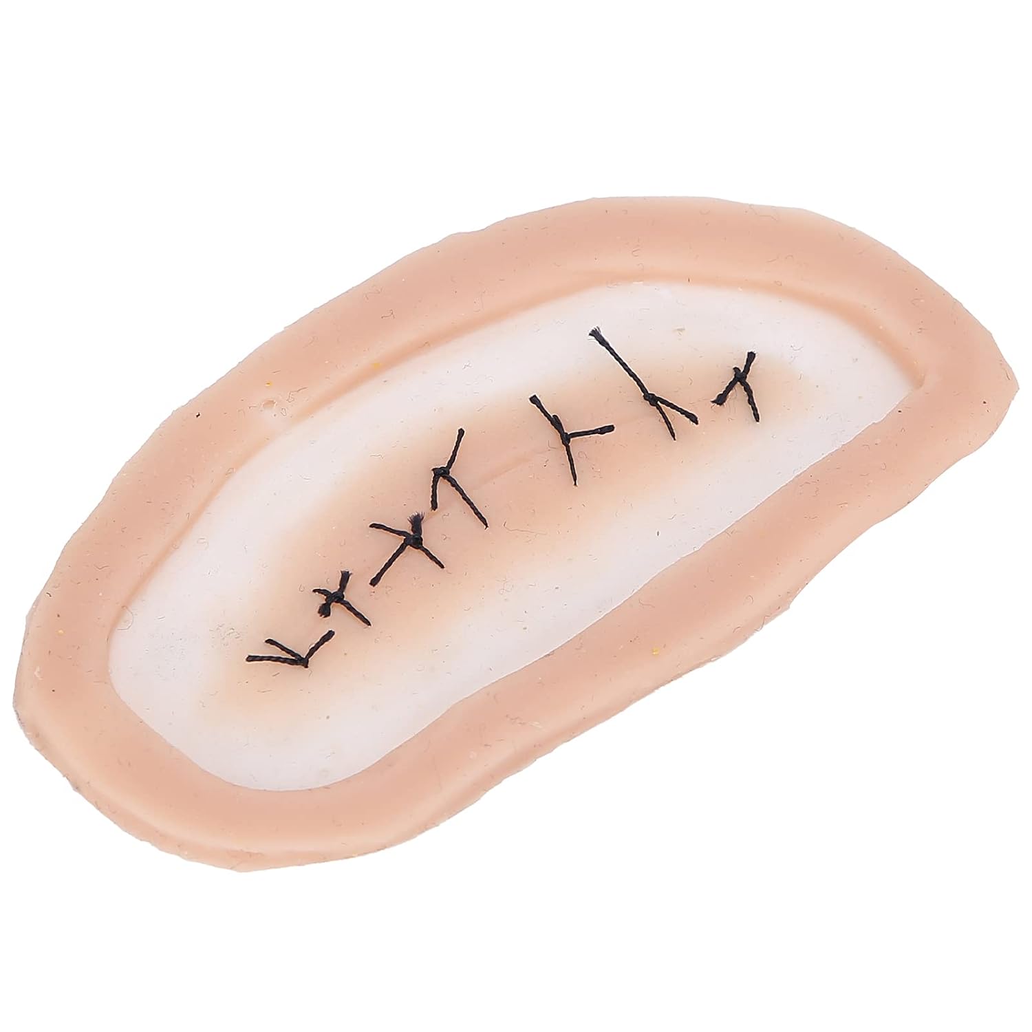 Scary Scars Sticker Fake Wound Scar Costume Makeup for Holiday Decoration, Silicone Material, Highly Simulation Effect, Reusable and