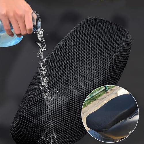 Funda asiento motocicleta protección para evitar quemaduras al aparcar bajo el sol urbano 5