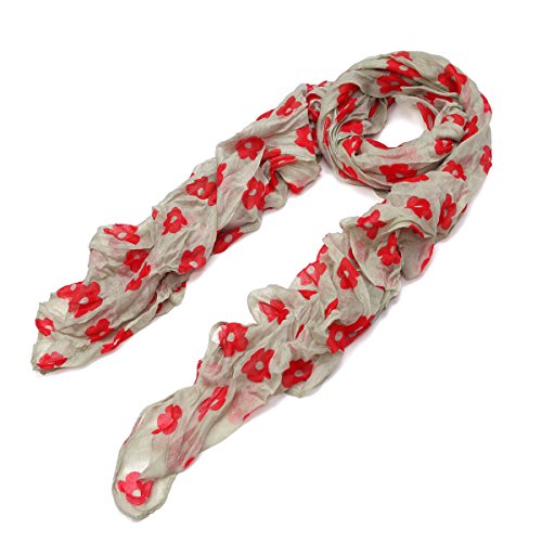 TrendsBlue Cherry Blossom Sakura Floral Fashion Scarf Wrap2