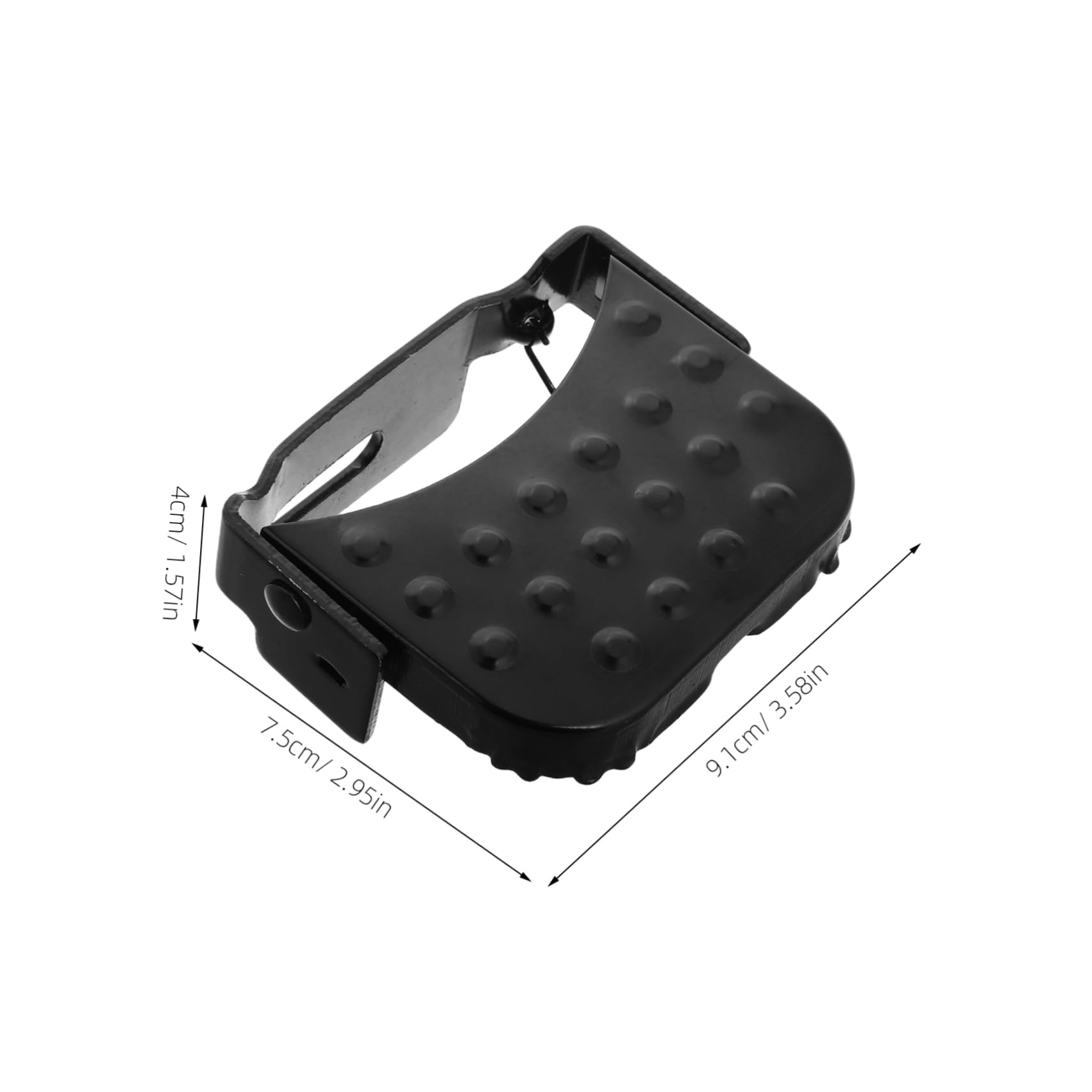 MAGICLULU 2pcs Electric Bike Footrests Folding Motorbike Rear Foot Pegs Metal Bike Pedals for Commuting Mountain Biking Travel