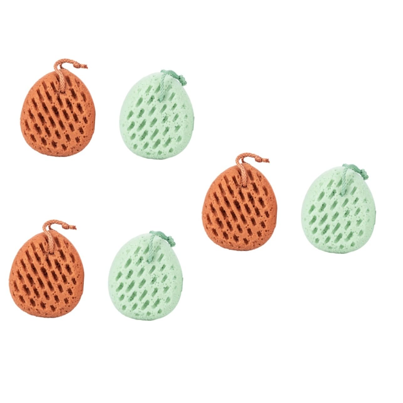 Didiseaon 6 Piezas Esponja De Puf De Baño Rostro Esponja De Baño Suave Esponja De Bebe Para Bañarse Toalla Exfoliante Esponja De Espuma De Ducha Esponja Corporal Flor De Baño Bebé Desechable