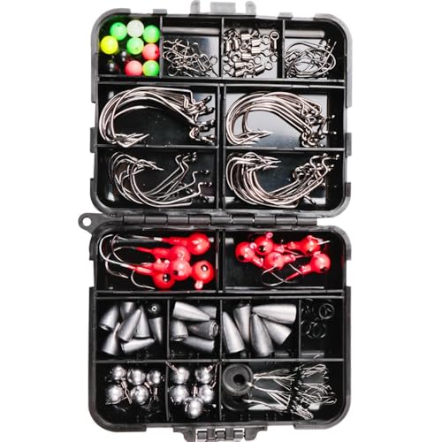 Set de pesca 148 piezas con accesorios y caja organizadora miniatura 1