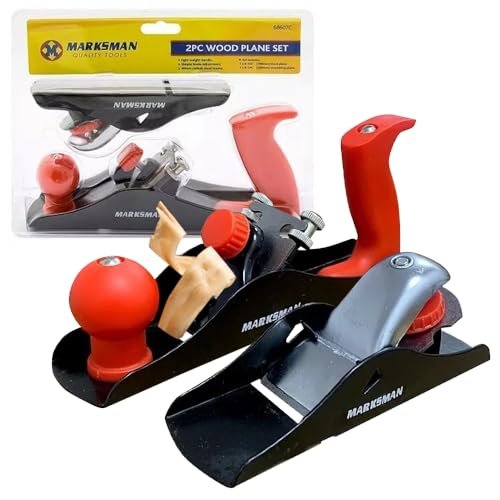 New 2PC Lightweight Wood Plane Set Tool Smoothing Woodwork Professional | Smoothing Plane | Adjustable Small Trimming Planner | Carving