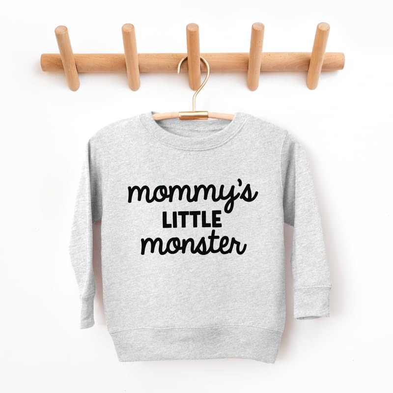 Bump and Beyond Designs Cute Toddler Halloween Sweatshirt for Boys and Girls, Mommy's Little Monster2