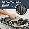 Best Choice Products Non-Stick Pot & Pan Cookware Set, Cast Iron, 2Qt Skillet w/Lid, 10" Grill or Griddle Pan w/Press, 6Qt Enameled Dutch Oven, Non-toxic, for Cooking and Grilling - Sage #3