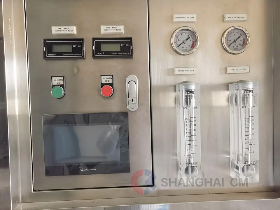 1000 LPH Commercial Water Filtration System Stainless Steel Reverse Osmosis System with Digital Control Panel Industrial Grade Water — view 4