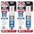 J-B Weld MarineWeld Syringe 2-Pack, White, UV Resistant, High-Strength & Impact Resistant, 25ml 2-Pack, 50172-2