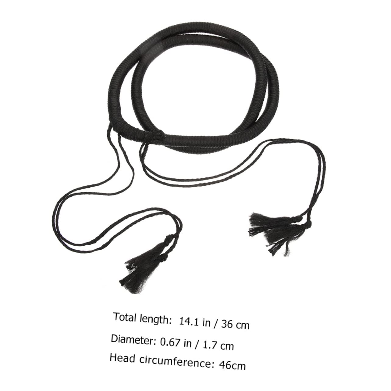 Holibanna Halloween Arab Headwear Kids Scarf Rope Tassel Headband Muslim Wrap Head Accessory