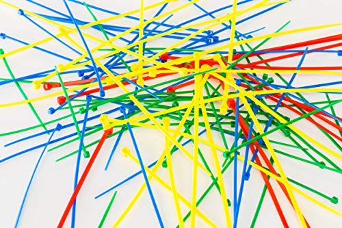Excel Impex Multicolor Cable Tie| Nylon Wire Management Ties| Cable Zip Ties| Self Locking Ties| 2mm x 200mm - Set of 100
